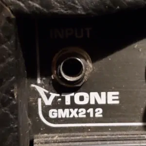 An up-close look at the input on Steve's main amp.