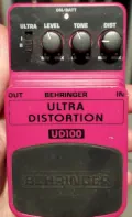 An up-close look at the UD100, one of Steve's first effect pedals.